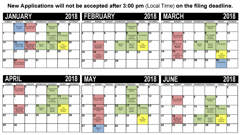 planning calender